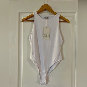 Zara White Bodysuit BNWT